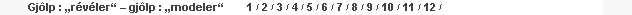 Choix de pages : clicker sur un numro de page