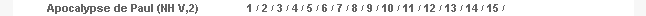 Choix de pages : clicker sur un numro de page
