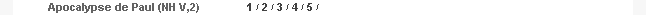 Choix de pages : clicker sur un numro de page