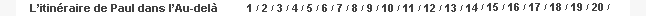 Choix de pages : clicker sur un numro de page